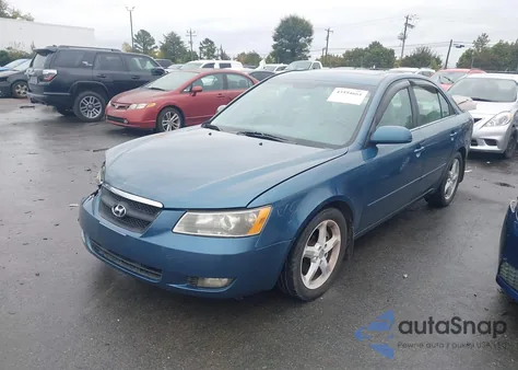 2007 Hyundai Sonata Limited/Se V6 из США, поврежденный, VIN 5NPEU46F37H186126